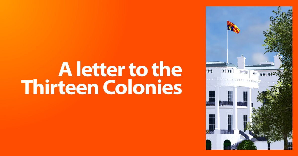 A letter has been written by the Deputy Chairman of the Pirate Party in response to the agreement of the Yorktown Treaty, ceding the original thirteen colonies to the United Kingdom.

drive.google.com/file/d/11wx-96…