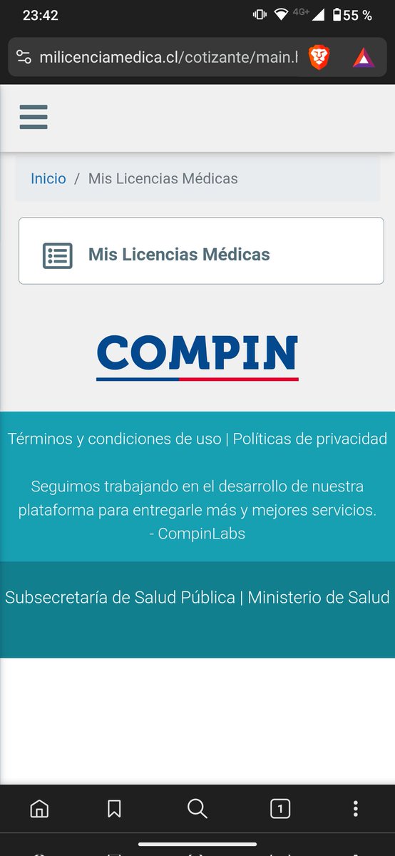 JavierFariHa's tweet photo. @seremisalud14 Hola estimados, favor su ayuda, llevo días así, ingreso con mi clave única pero no me muestra mis licencias, he ingresado desde varios navegadores y lo mismo, borré cache y todo, y sigue igual, quedo atento, gracias https://t.co/Wo4Mz064Fn