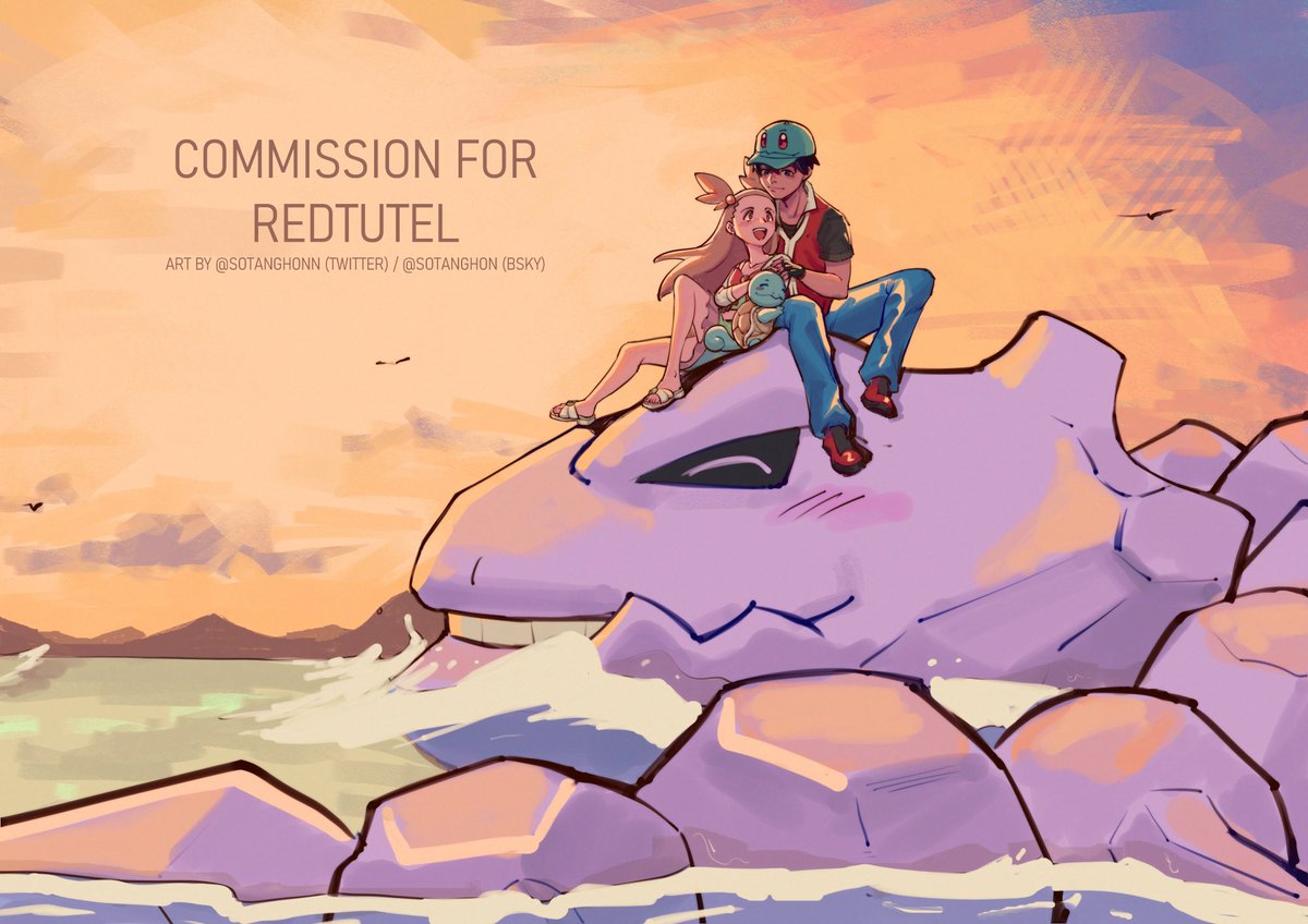 for redtutel, thank you for commissioning me 🌅🧡 #VGenComm