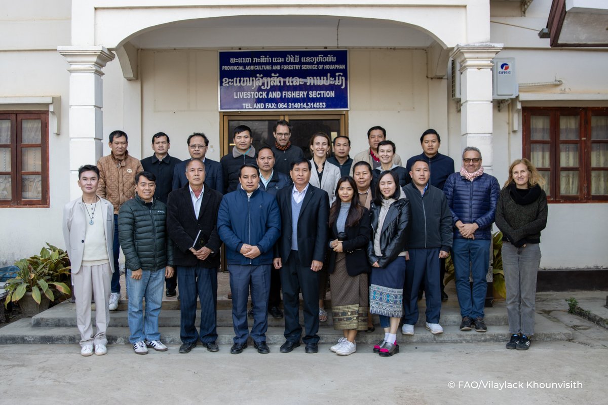 FAOLaoPDR's tweet image. The Sustainable Wildlife Management (SWM) Asia-Pacific Project has launched in Houaphanh Province, Lao PDR!
✅ Enhancing food security & rural livelihoods
✅ Reducing zoonotic disease risks
✅ Strengthening community-based surveillance
Led by @FAO, with partners @Cirad & @TheWCS
