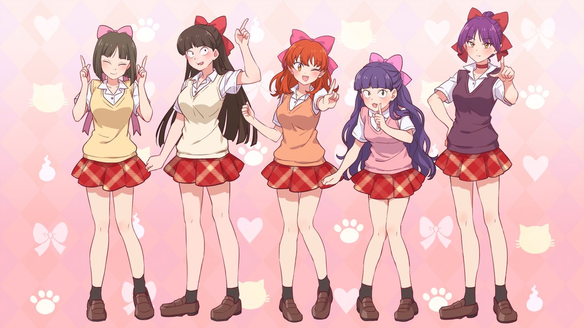 ネコ娘 「鬼太郎に私の可愛いが通じない学パロ成長猫ちゃんたち 」|Billieのイラスト