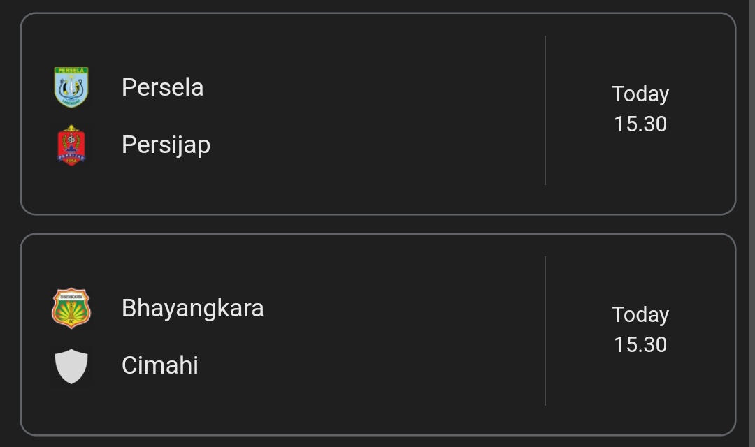 Olahbolacom's tweet photo. Sore nanti jadi laga hidup mati bagi Persela Lamongan, Persijap Jepara, dan PSKC Cimahi. Ketiganya masih berpeluang melaju ke play-off promosi. Terpleset sedikit saja, maka peluang menuju Liga 1 otomatis tertutup 😱
#Liga2 #Liga1 #Persela #Persijap #PSKC https://t.co/miVv1oBzkI