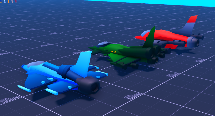 Simple jets i did for a client
#3DModel #LowPoly #RobloxDev