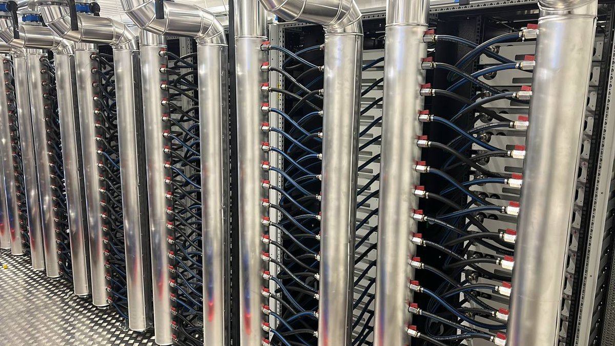 This is what #bitcoin mining heat reuse looks like. In Finland, we are  heating a city through Bitcoin mining. We still have some hosting spaces  available if you want to mine here.