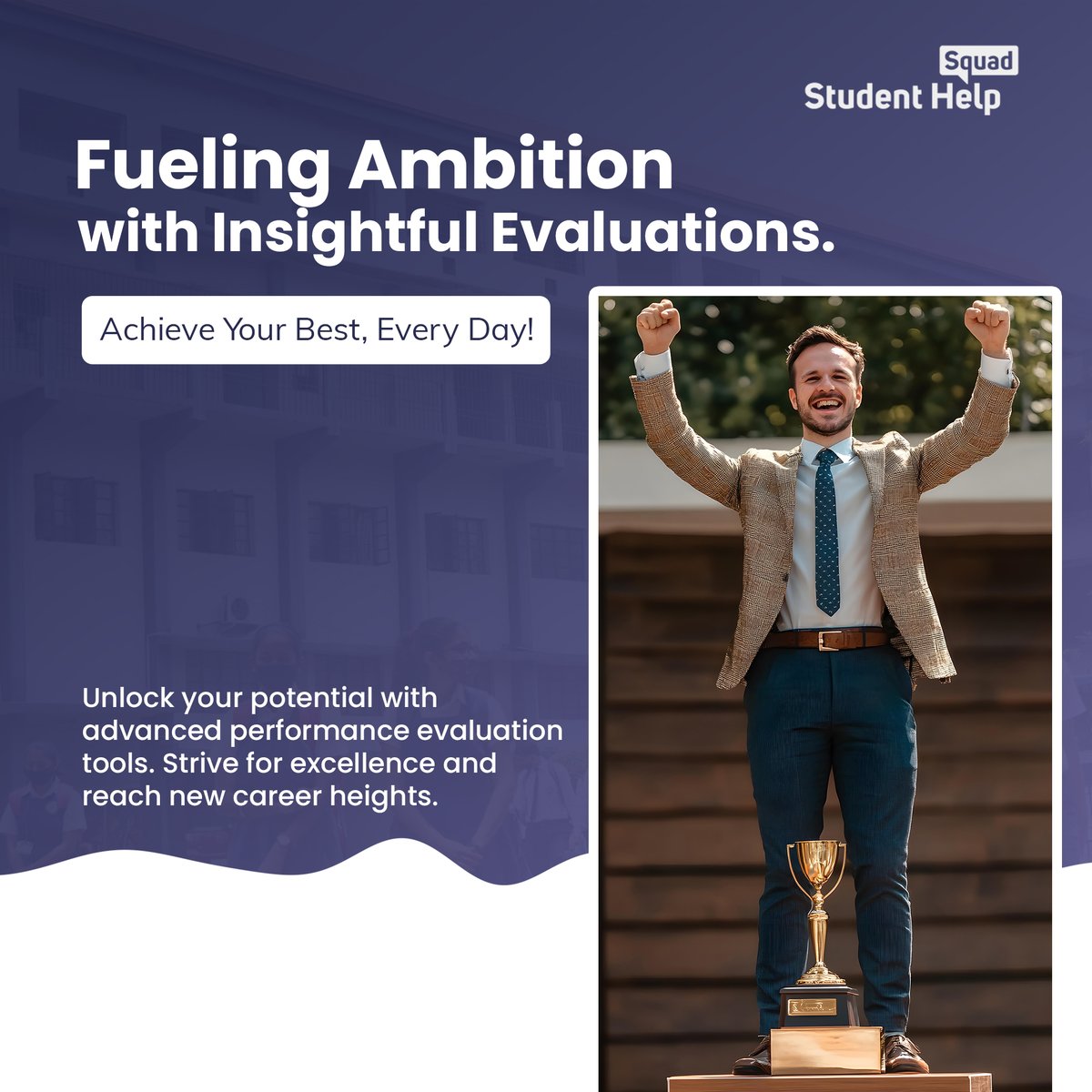 StudentHelpSq's tweet image. Empower your growth with our cutting-edge performance evaluation tools. Set new standards of excellence, unlock your potential, and soar to greater heights in your career.
#AchieveExcellence #CareerSuccess #UnlockPotential #Studenthelpsquad