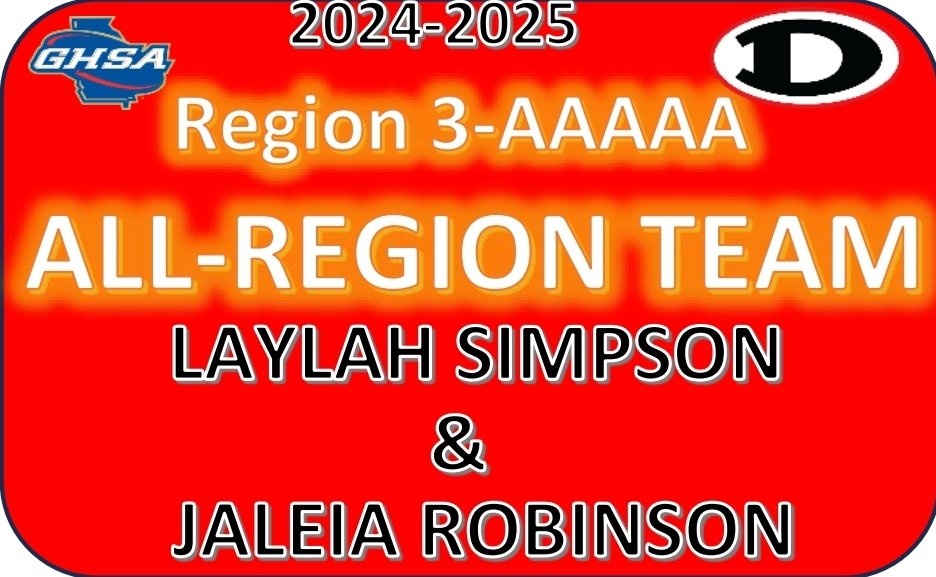 Congrats to Dutchtown's <a href="/laylah_simpson/">Laylah Simpson</a> and <a href="/JaleiaR_2025/">Jaleia Robinson</a> on your All-Region selection!!