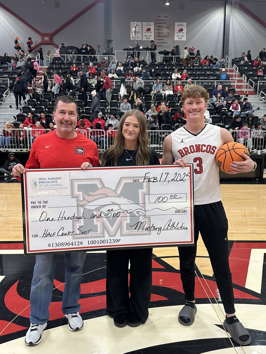 MHS Bronco Sports (@mhsbroncosports) on Twitter photo Kylen Dodge and Rylan Beeson were our Oral Surgery Specialists of Oklahoma halfcourt shooters for our second game tonight. Thanks for supporting Mustang Athletics!!! 
<a href="/MustangSchools/">Mustang Public Schools</a> <a href="/MHS_Broncos/">MHSBroncos</a> Kylen Dodge and Rylan Beeson were our Oral Surgery Specialists of Oklahoma halfcourt shooters for our second game tonight. Thanks for supporting Mustang Athletics!!! 
<a href="/MustangSchools/">Mustang Public Schools</a> <a href="/MHS_Broncos/">MHSBroncos</a>