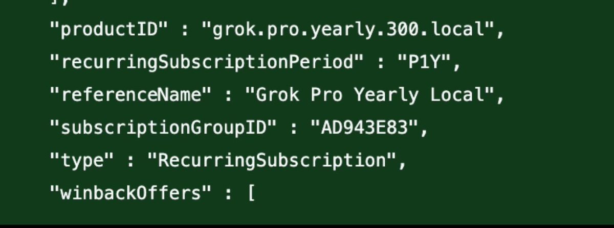 NEWS: Grok Pro to cost 300 dollars per year.