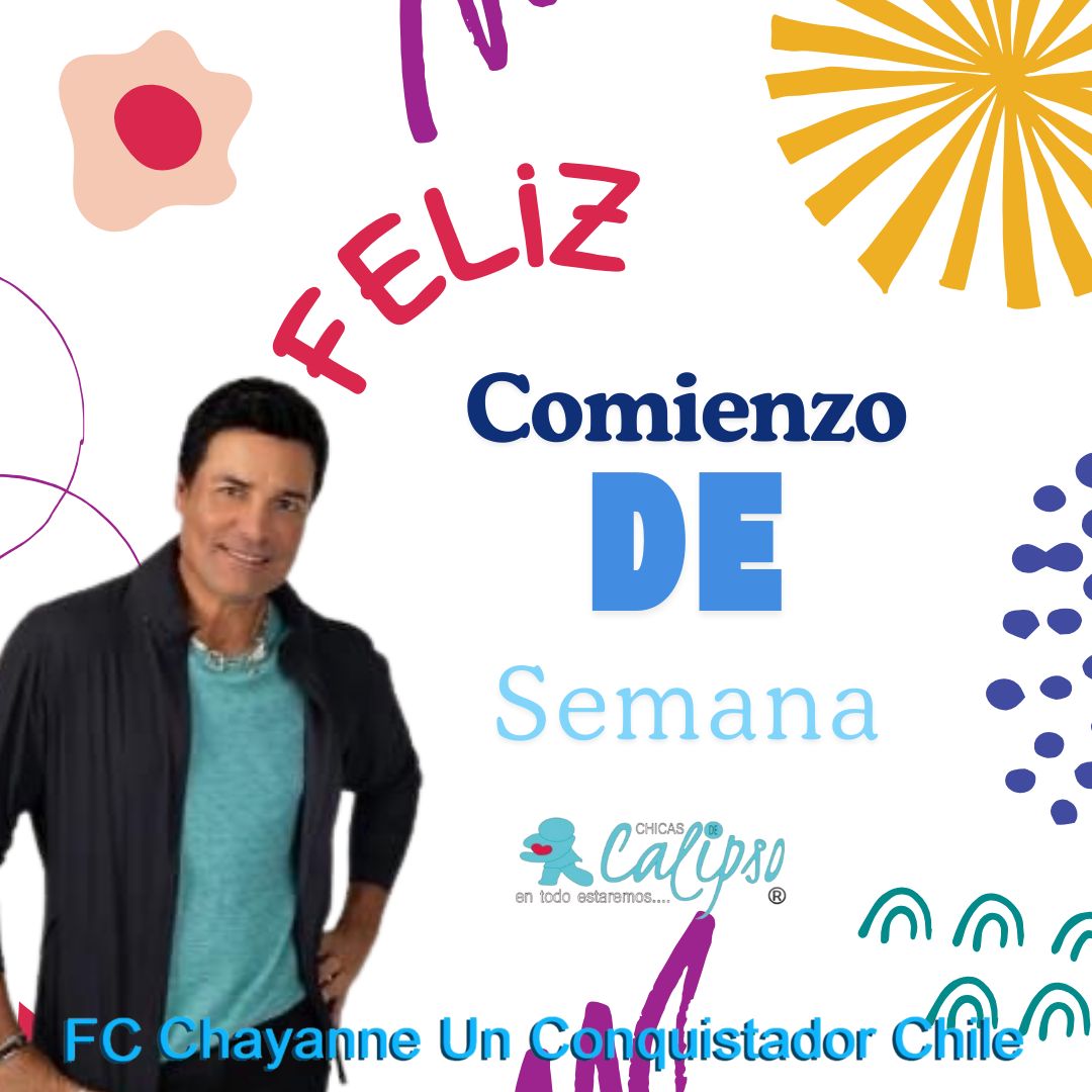 Hola <a href="/papesalazar/">Pape Salazar</a> espero que tengas una maravillosa semana, cariños de las <a href="/CHICASDECALIPSO/">Fans Club Chicas de Calipso 🇨🇱</a>