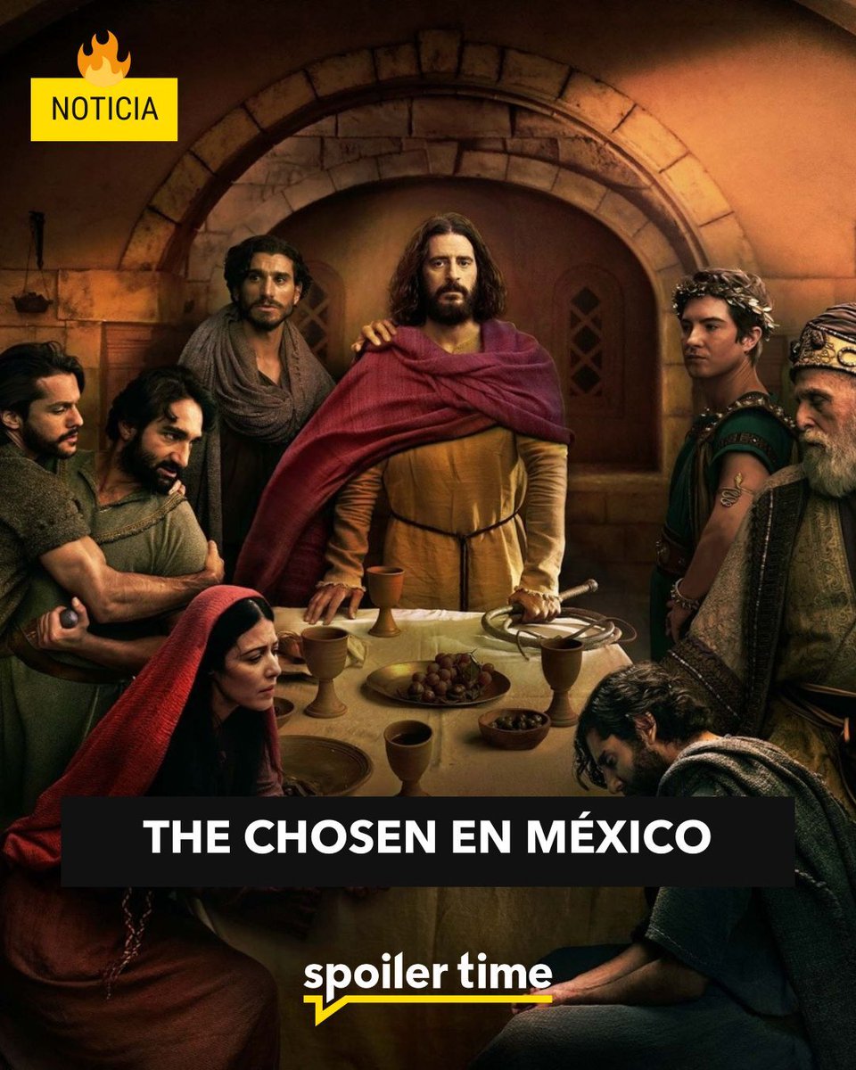 TuSpoilerMx's tweet photo. ¡#TheChosen vuelve a CDMX! ✝️🇲🇽

El elenco de la serie regresa a México el 10 de abril para el estreno de La última cena, la quinta temporada del show que se podrá ver en cines. 

Los boletos ya están a la venta en https://t.co/QdLdqvZCsZ 🎟️ https://t.co/lCo6vyY5Sc