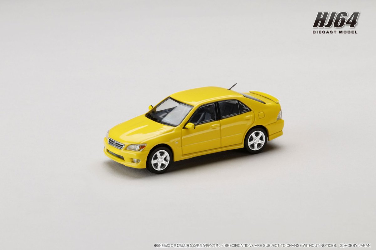 HJ_Minicar's tweet photo. 1/64 LEXUS IS 200 (E10) 1999
■3-Colors
■発売予定:2025年7月以降
■お取扱店・海外代理店情報
https://t.co/Dv9aft2xn3
#ホビージャパン #HobbyJAPAN #HJ64 #minicar #ミニカー #64scale #164scale #レクサス #LEXUS #IS200 #E10 #ALTEZZA #アルテッツァ #JDM #Toyota #RS200 https://t.co/M1AeKqY7na