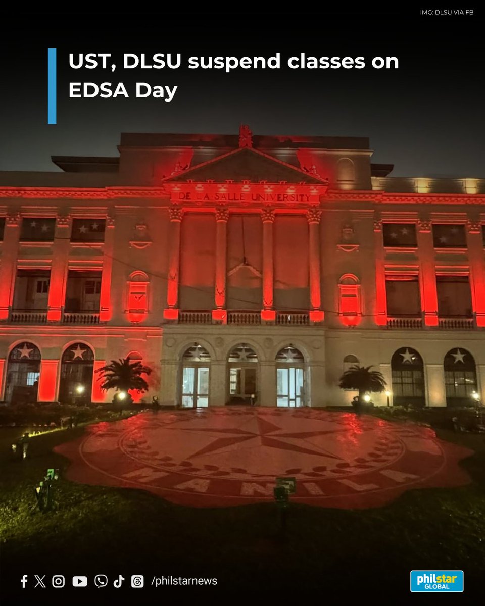 PhilstarNews's tweet photo. PATULOY NA TUMITINDIG

The Marcos administration may have made the EDSA people power revolution anniversary a working day, but some universities in Metro Manila will be keeping their campuses empty on Feb. 25 to allow students, faculty and staff to join events commemorating the occasion.

Read: https://t.co/vTmepaskz0