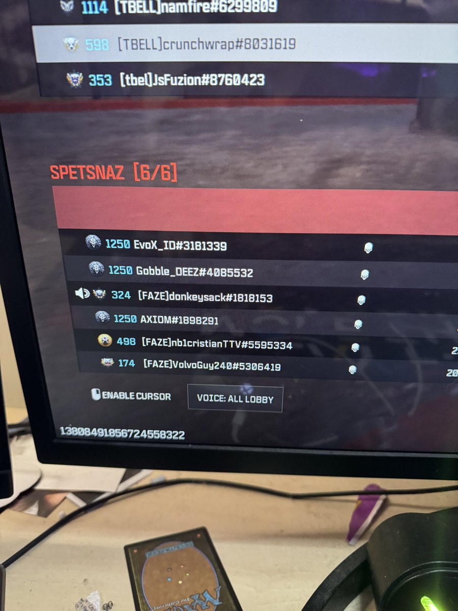 TRIGGER WARNING:
Hey <a href="/FaZeClan/">FaZe Clan</a>. These three people are using your clan tag and threatening to find your kids and r*pe them. Not only do they say that, they also gave grisly details such as “bloody” when they do it. One is a <a href="/Twitch/">Twitch</a> streamer too. 

This is unreal and SCARY.