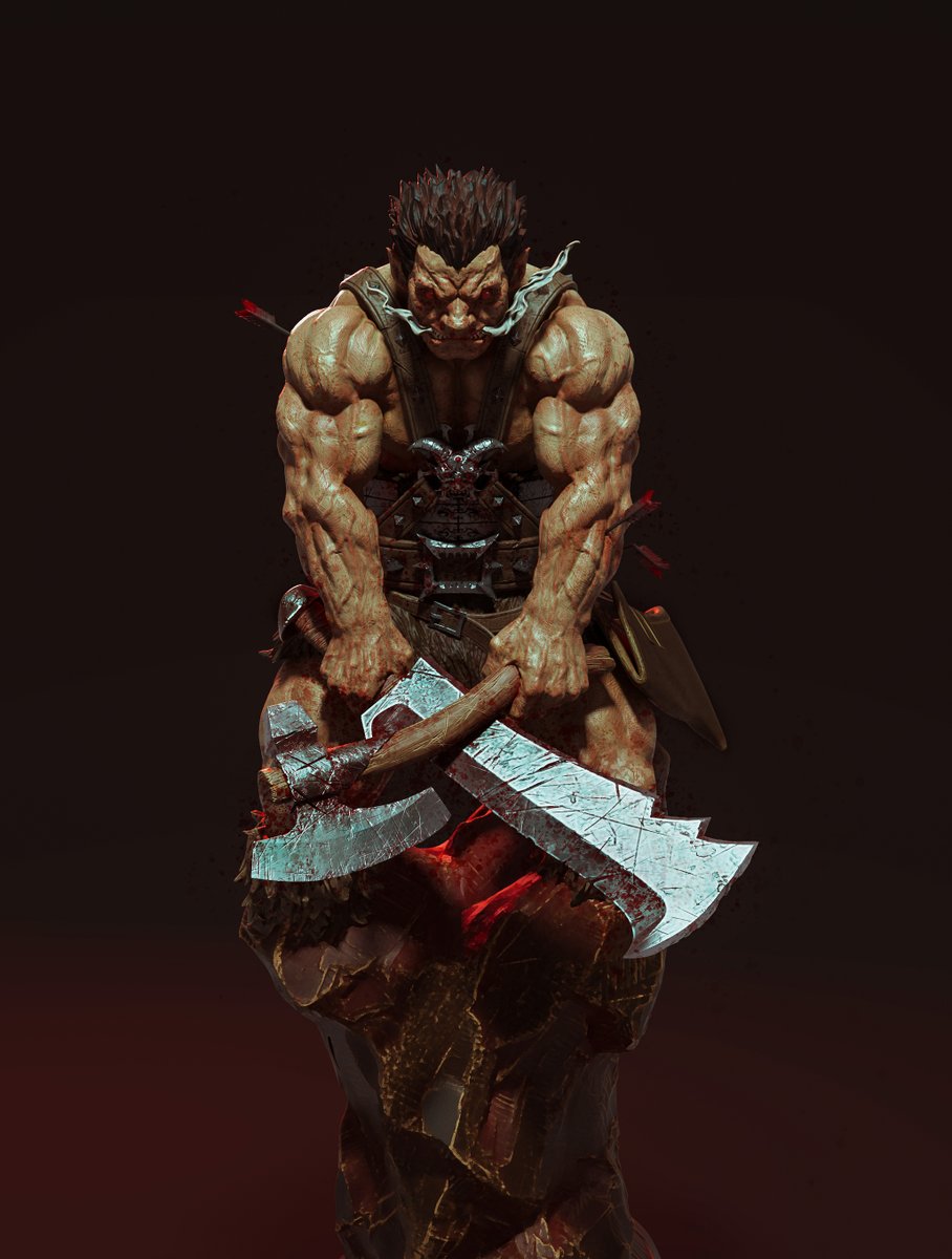 hy25324698's tweet image. Zodd #zbrush #Berserk