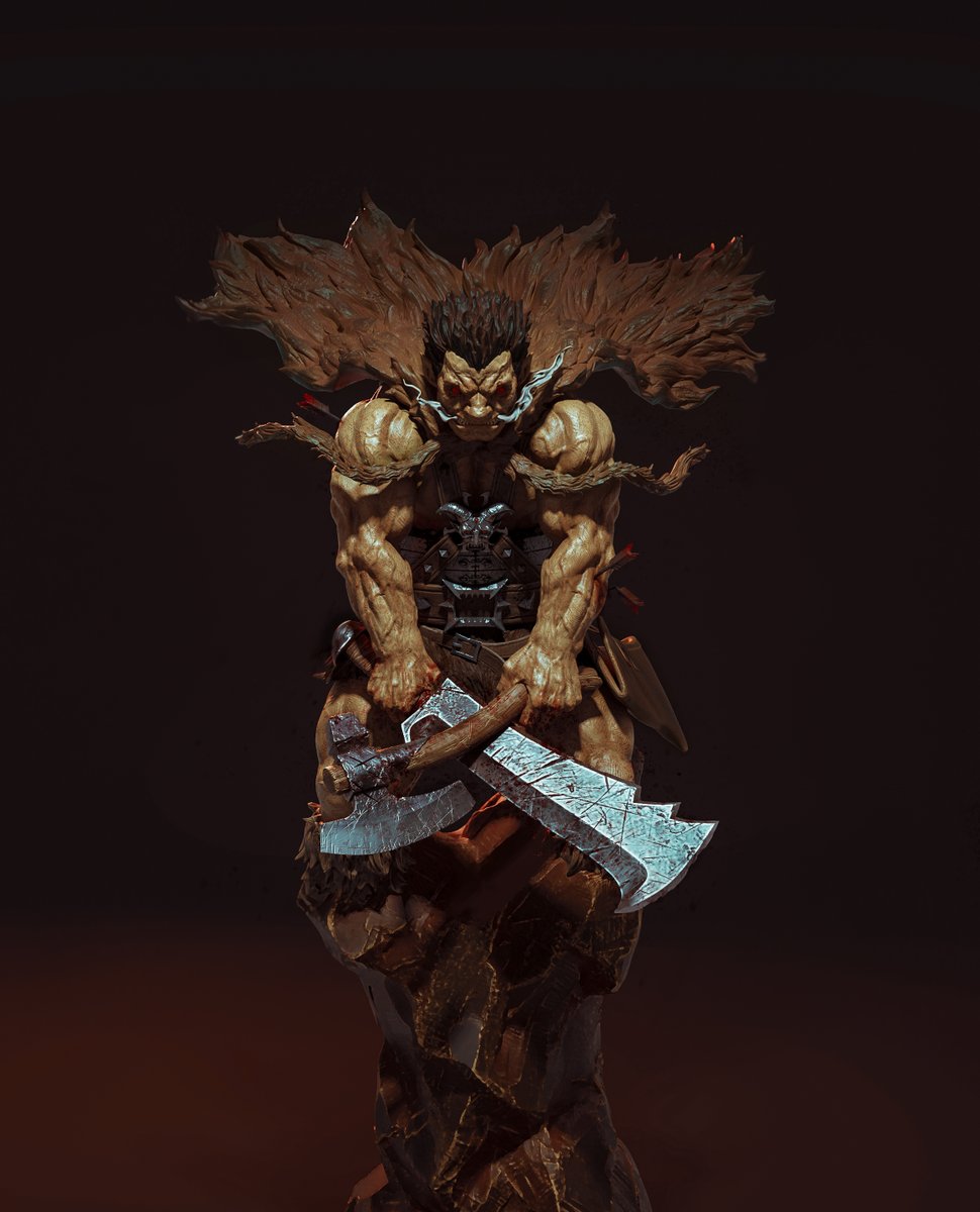 hy25324698's tweet image. Zodd #zbrush #Berserk