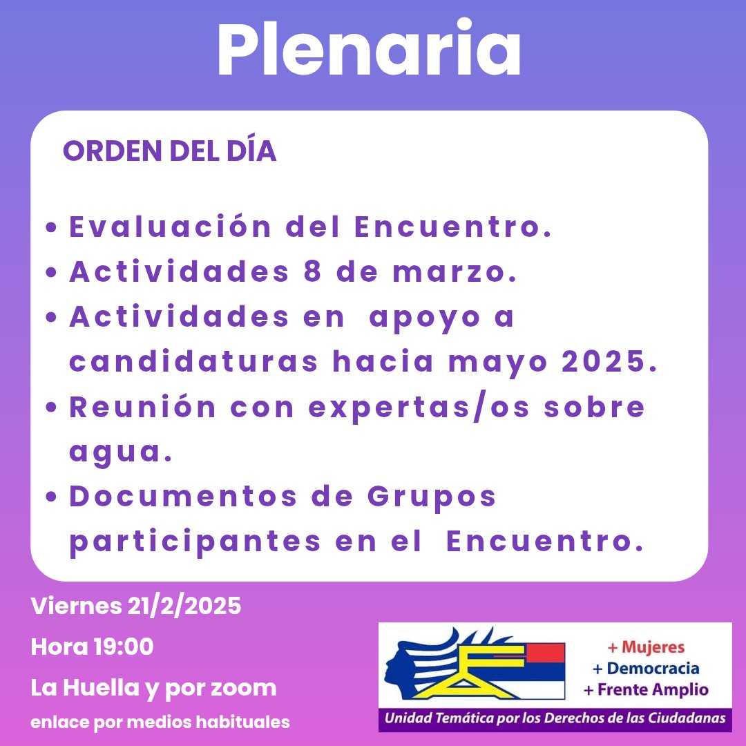 ¡Mucho que conversar! <a href="/Frente_Amplio/">Frente Amplio</a>