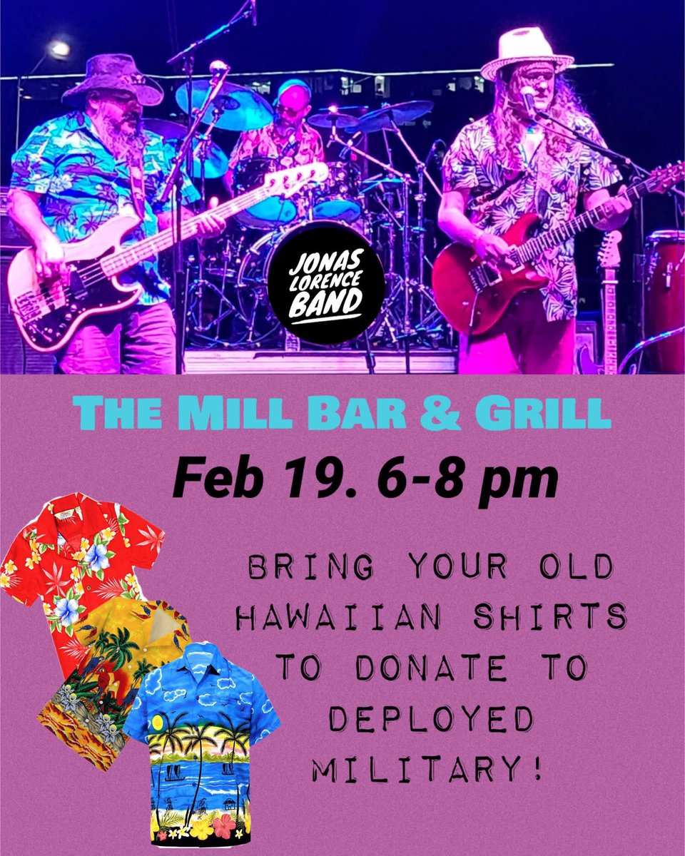 jesslorence's tweet photo. Wednesday - 8 time TRMA award winning band is playing at The Mill! #divebar #atx #livemusic #AustinTexas #military #parrothead https://t.co/vTIg2qcxgJ