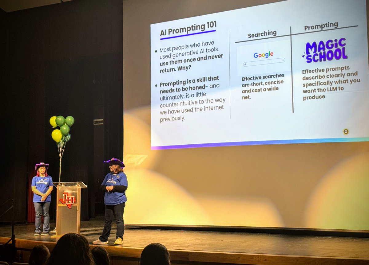 Lisa Marie Bennett (@lisamarietech) on Twitter photo 🌟✨ Loved presenting with my teammate Jessica on MagicSchool tools at the Sprout conference! 🎉 We sported our flashing purple cowboy hats 🤠💜 (thank you, <a href="/magicschoolai/">MagicSchool AI 💜 🪄✨</a>!) while demonstrating how these tools can support special ed teachers. 🪄It was a fun presentation as part 🌟✨ Loved presenting with my teammate Jessica on MagicSchool tools at the Sprout conference! 🎉 We sported our flashing purple cowboy hats 🤠💜 (thank you, <a href="/magicschoolai/">MagicSchool AI 💜 🪄✨</a>!) while demonstrating how these tools can support special ed teachers. 🪄It was a fun presentation as part