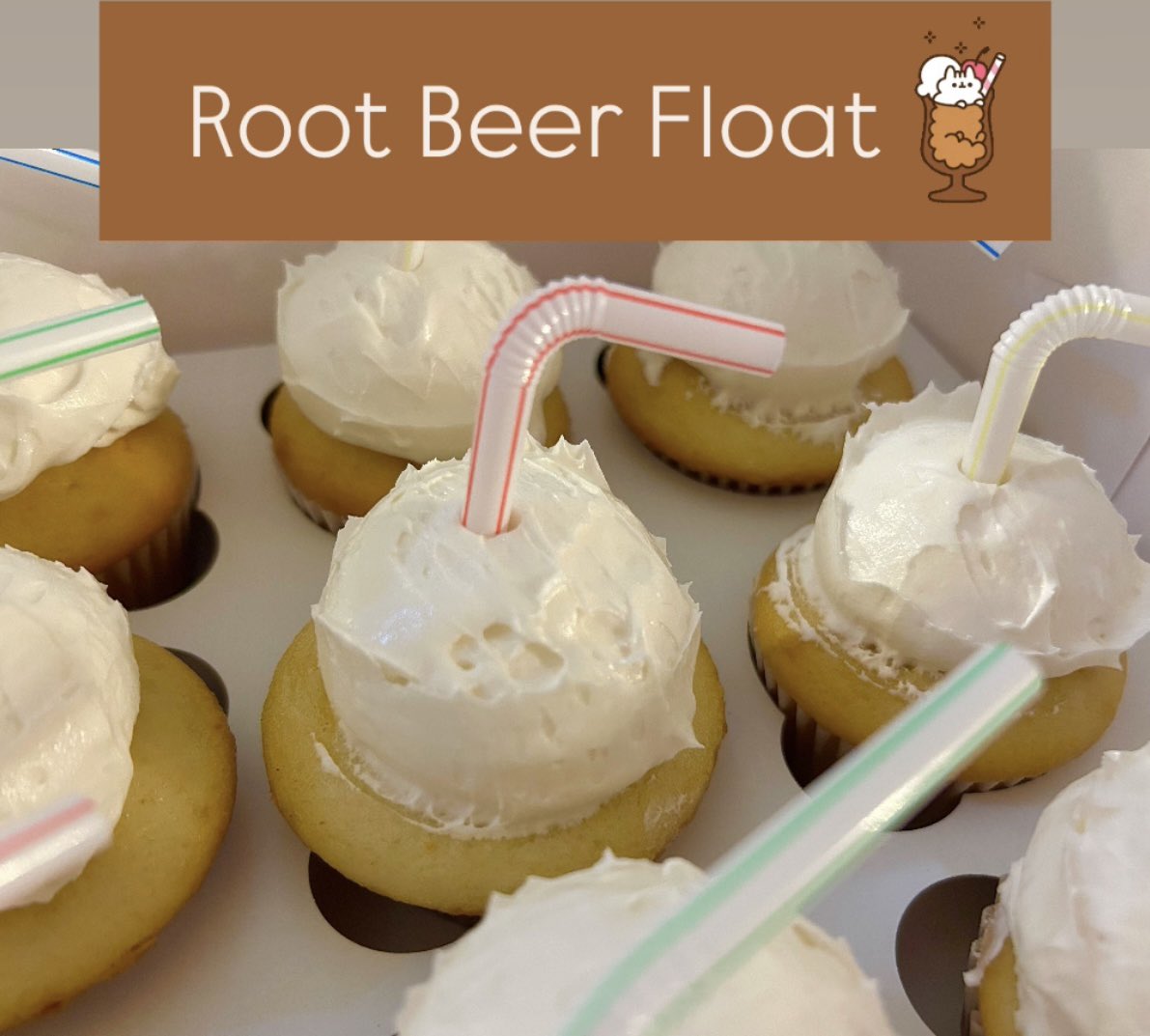 cupcakedeliver's tweet image. #rootbeerfloat #cupcakes