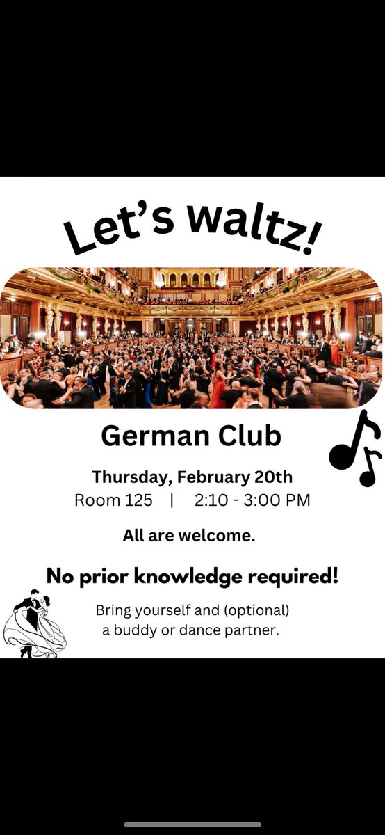 Wanna dance?! Visit German Club this Thursday!