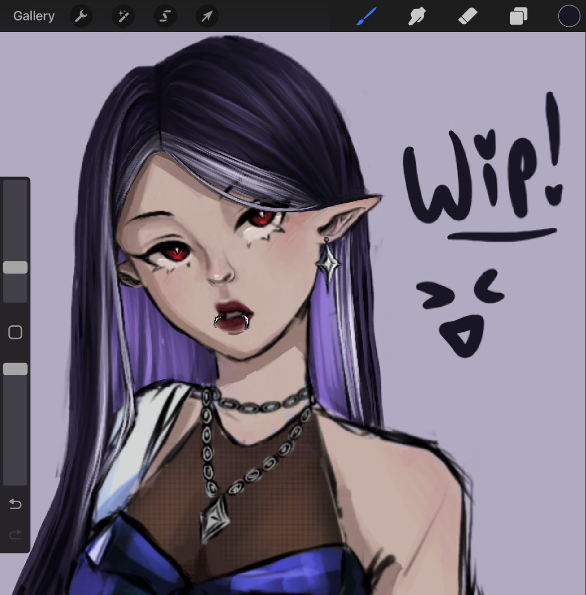Shes so pretty but i dont have the energy to finish :(

#artmoots #ArtistOnTwitter #artshare