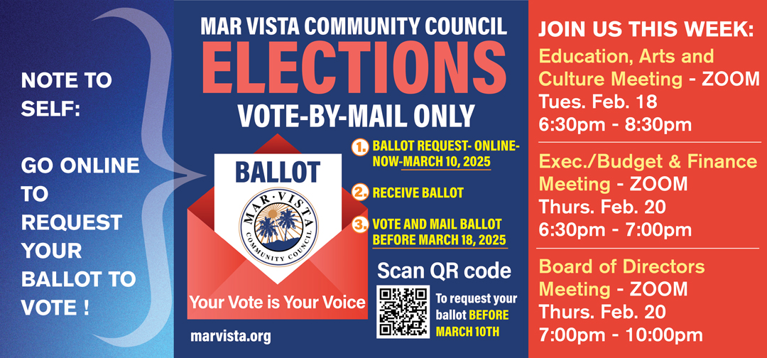 JOIN US THIS WEEK for our HOMELESS &amp; SAFETY Meeting + APPLY FOR A BALLOT TO VOTE - mailchi.mp/marvista/rezon…