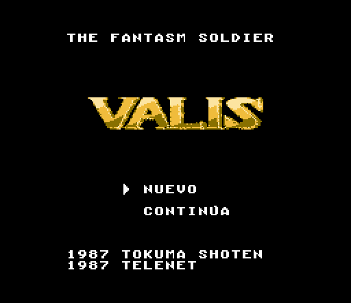 TMax1323's tweet photo. Ya está terminada la traducción de Valis++, estoy viendo que todo esté bien para luego sacarlo.
Está versión está basada en el hack con mejoras:
- Acceder al mapa en cualquier momento.
- Alertas de los accesos a otras zonas.
- Recibir la mitad de daño.
#Valis #ヴァリス #Famicom https://t.co/tnP7Mk6UMz