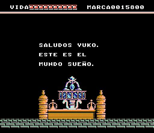 TMax1323's tweet photo. Ya está terminada la traducción de Valis++, estoy viendo que todo esté bien para luego sacarlo.
Está versión está basada en el hack con mejoras:
- Acceder al mapa en cualquier momento.
- Alertas de los accesos a otras zonas.
- Recibir la mitad de daño.
#Valis #ヴァリス #Famicom https://t.co/tnP7Mk6UMz