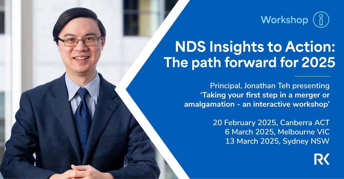 Russell Kennedy Principal, Jonathan Teh is pleased to be part of the NDS Insights to Action: The path forward for 2025.

Learn more by clicking here: russellkennedy.com.au/insights-event…

#NDS <a href="/NDS_Disability/">NDS</a>