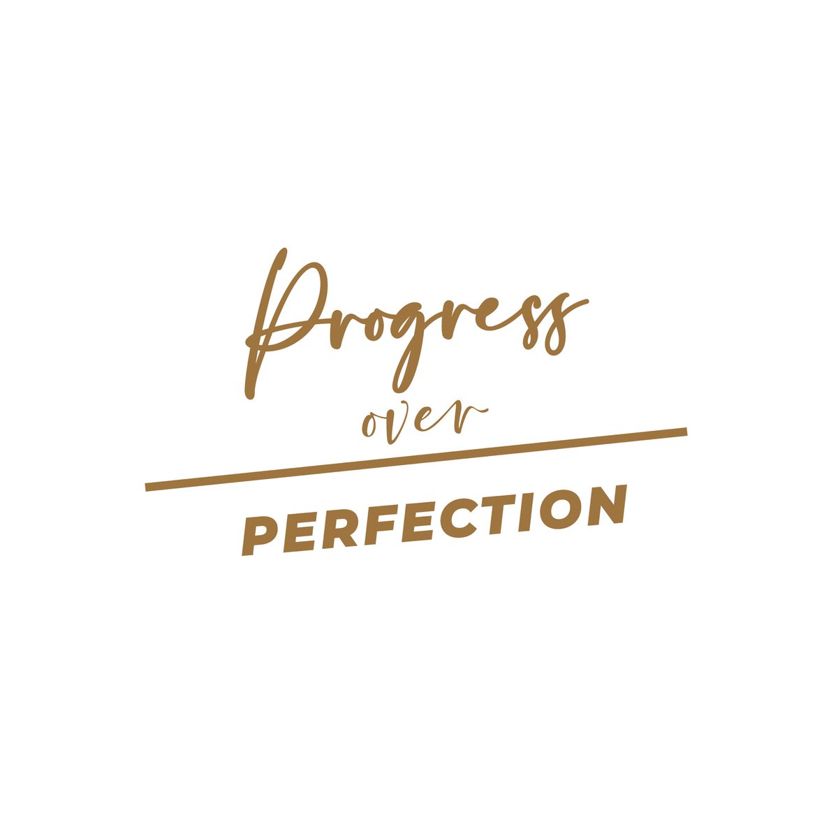 Progress is about moving forward, being resilient, and learning through action.

Don’t let the idea of having to be perfect stop you from going after your dreams. Greatness comes from continuous growth and making quick adjustments when it’s needed. 

Progress over perfection 🥇