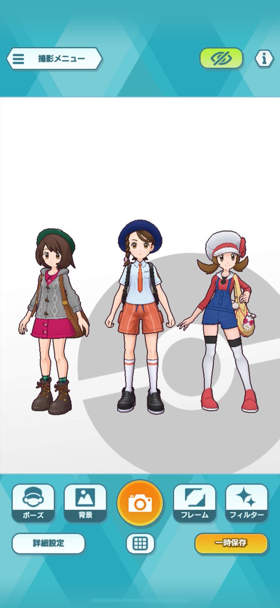 トウコ(ポケモン) ,セレナ(ポケモントレーナー) 「アオイちゃん、デカい。主長身組には及ばないものの、主長身組と主の低めの子よりはで」|高梨ジュンのイラスト