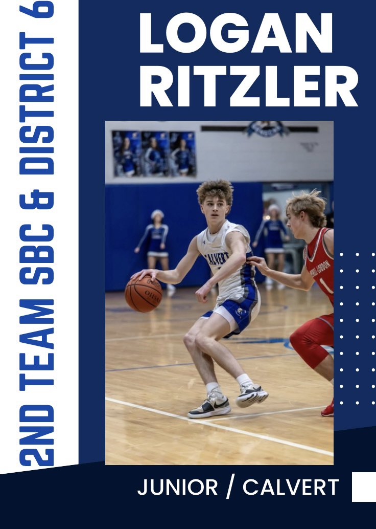 The <a href="/Calvertbball/">Calvert Bball</a>  team was well represented in this past weekends SBC &amp; District 6 voting.  Congrats to all who received league and district honors, but especially to our 4 Senecas!
🏆<a href="/GavinWagner30/">Gavin Wagner</a> 1st Team
🏆<a href="/carterwolph1/">Carter Wolph</a> 1st Team
🏆<a href="/_Grady4/">Grady</a> 2nd Team
🏆<a href="/LoganRitzler/">Logan Ritzler</a> 2nd Team