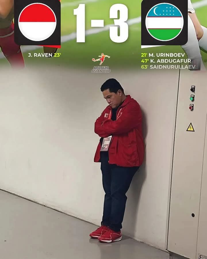 Apakah ekspresi wajah seperti ini menggambarkan penyesalan karena sangat ceroboh memecat STY/ Shin Tae-yong ?
Salam buat bung Towel 😅