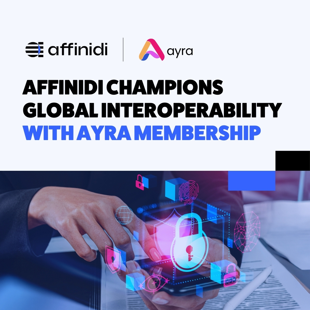 Driving global interoperability with decentralised identity! Affinidi joins Ayra to advance open, interoperable identity ecosystems.

🔗 Seamless Integration: Enable cross-border, cross-platform identity verification.
🌏 Global Standards: Align with industry-leading frameworks