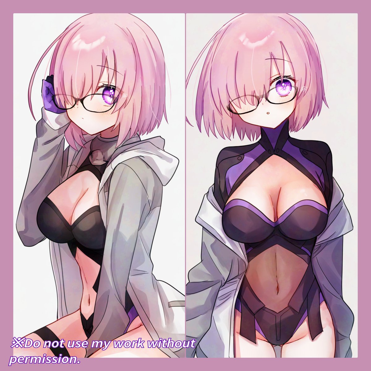 マシュ・キリエライト(Fate) 「わたしはマシュのことを邪な目で見ています(最低)ただ、"マシュの体型"を描きたい」|はるかっぱのイラスト