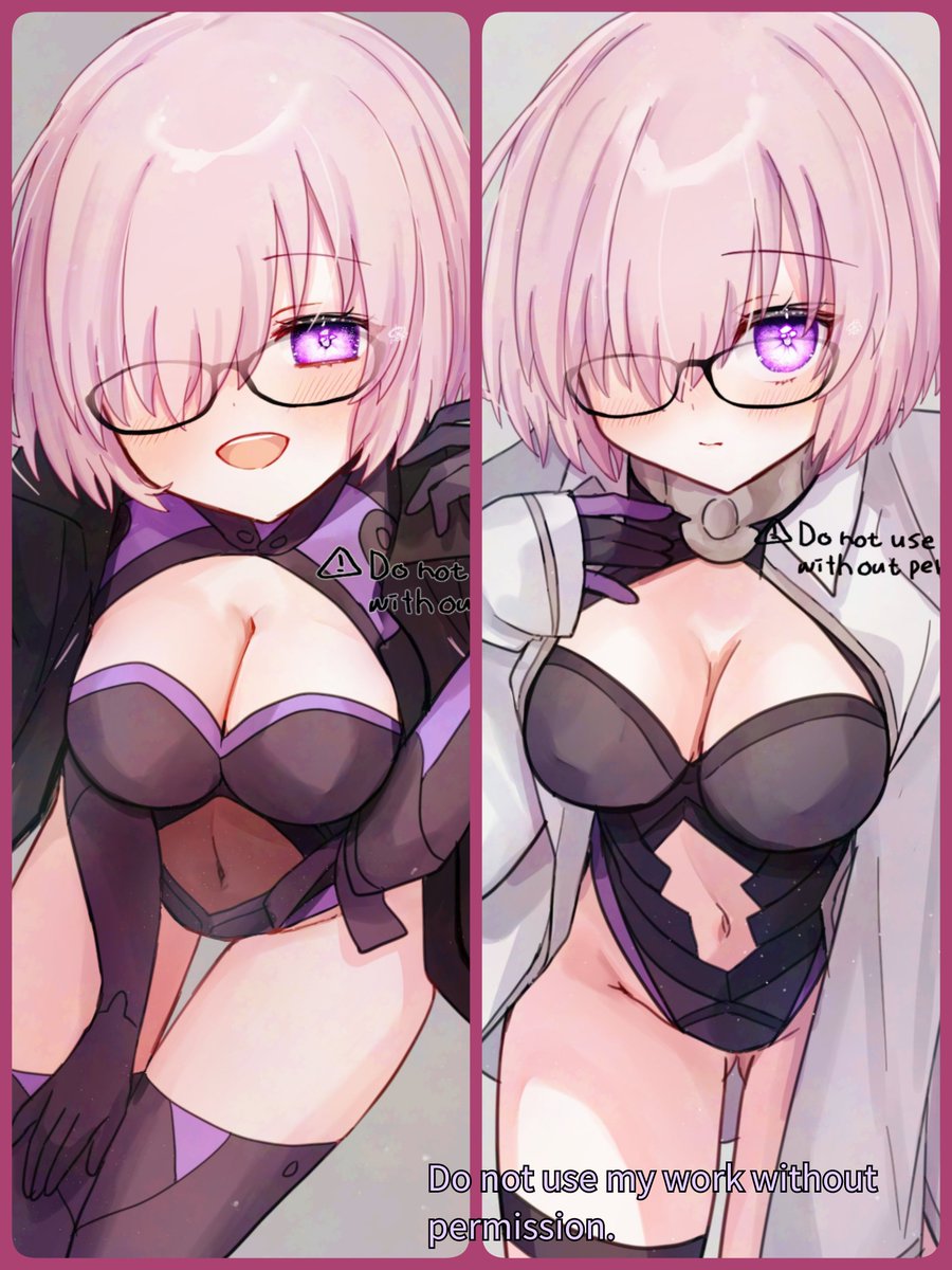 マシュ・キリエライト(Fate) 「わたしはマシュのことを邪な目で見ています(最低)ただ、"マシュの体型"を描きたい」|はるかっぱのイラスト