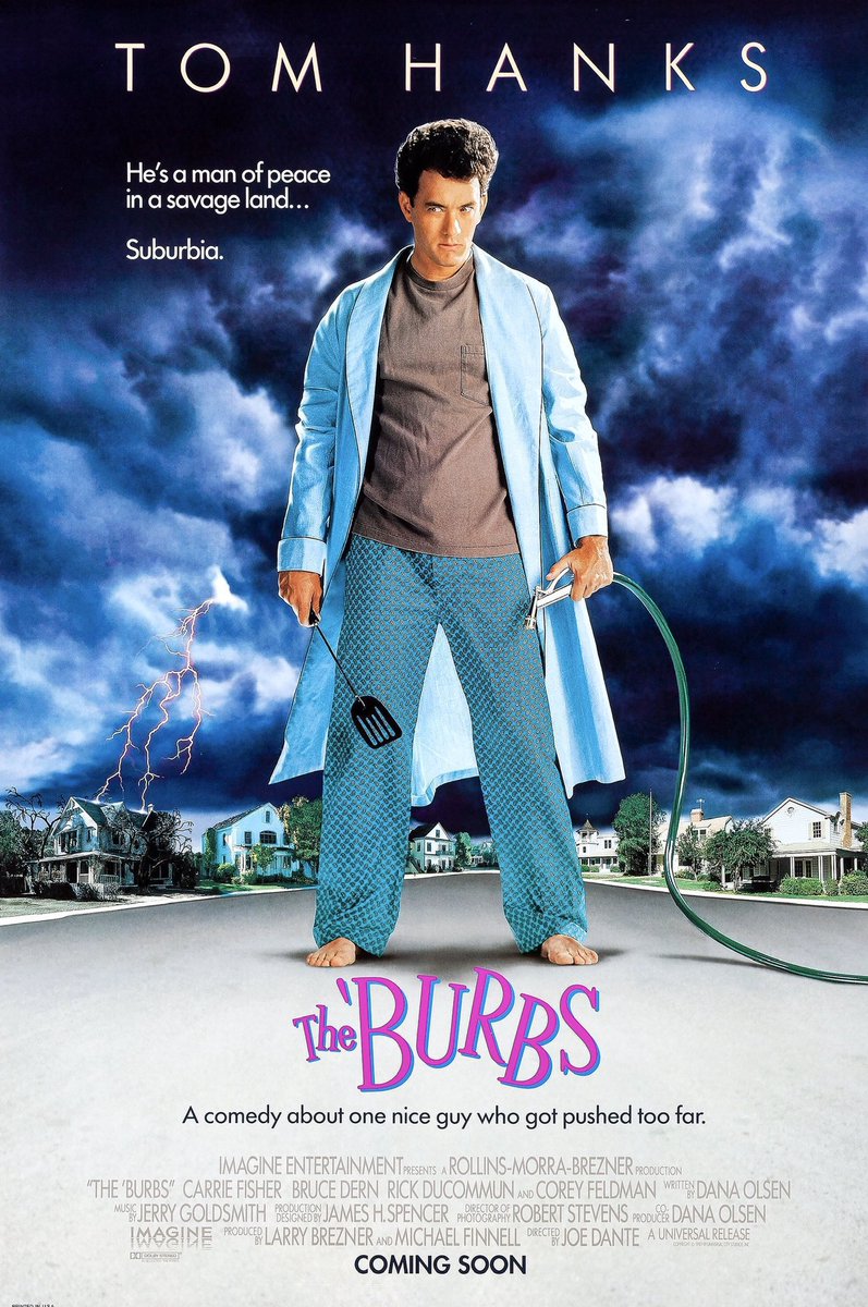 🎬'The Burbs' starring Tom Hanks premiered in theaters 36 years ago, February 17, 1989
