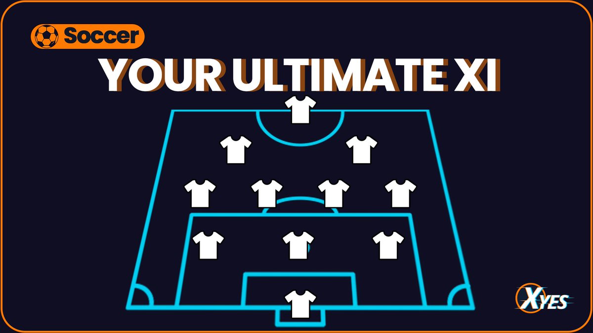 Xyes_com's tweet photo. Your Ultimate XI
If you had an unlimited budget, who would be in your dream starting 11? ⚽💰
Drop your alignment bellow 👇
#DreamTeam #perfectTeam #my11 https://t.co/NjMSWSuvIs