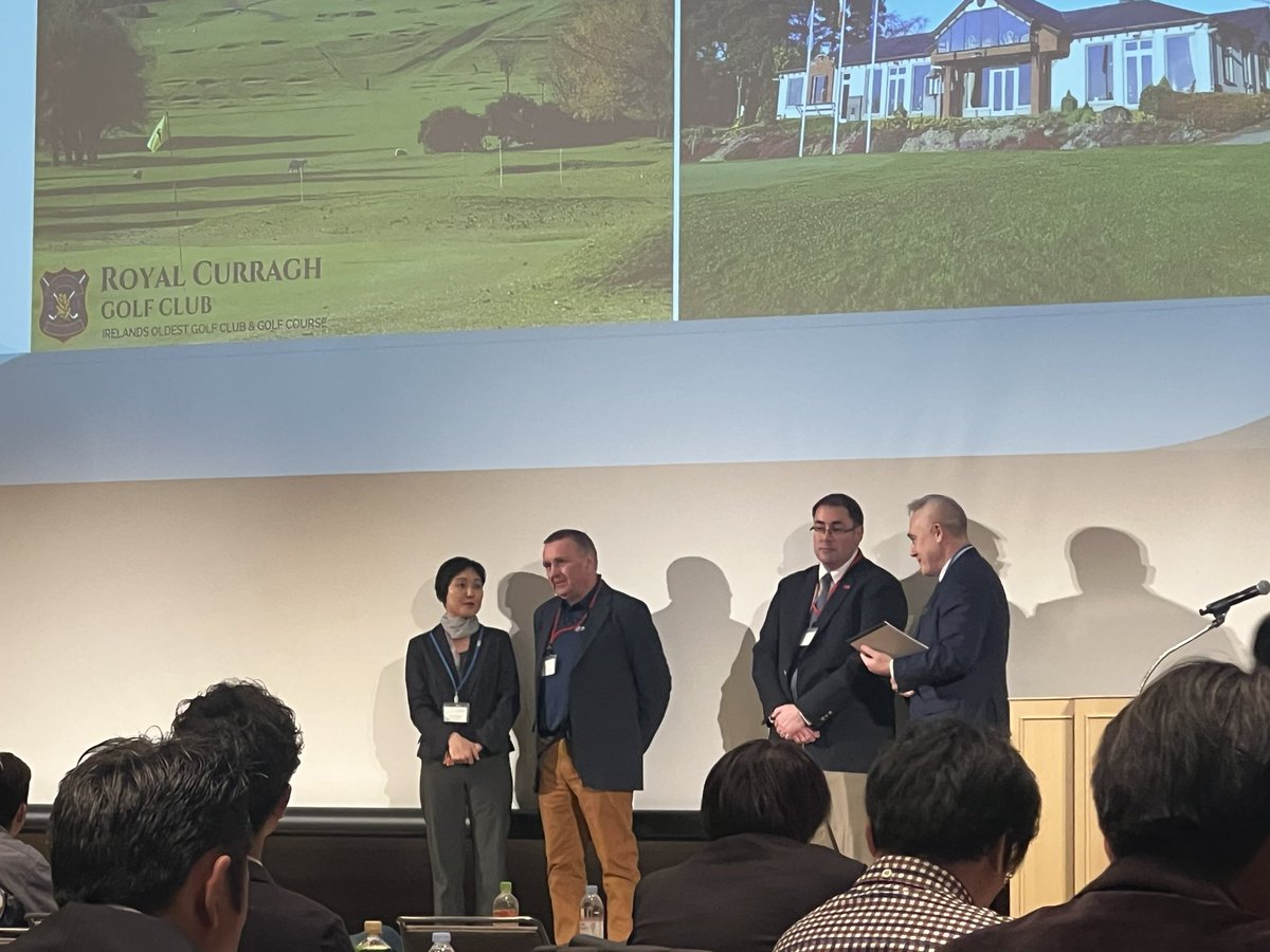 <a href="/J_J_Dempsey/">Dr John Dempsey ⛳️🔬</a> doing a presentation to Toyo Green Turf on their 25th Anniversary in Tokyo.