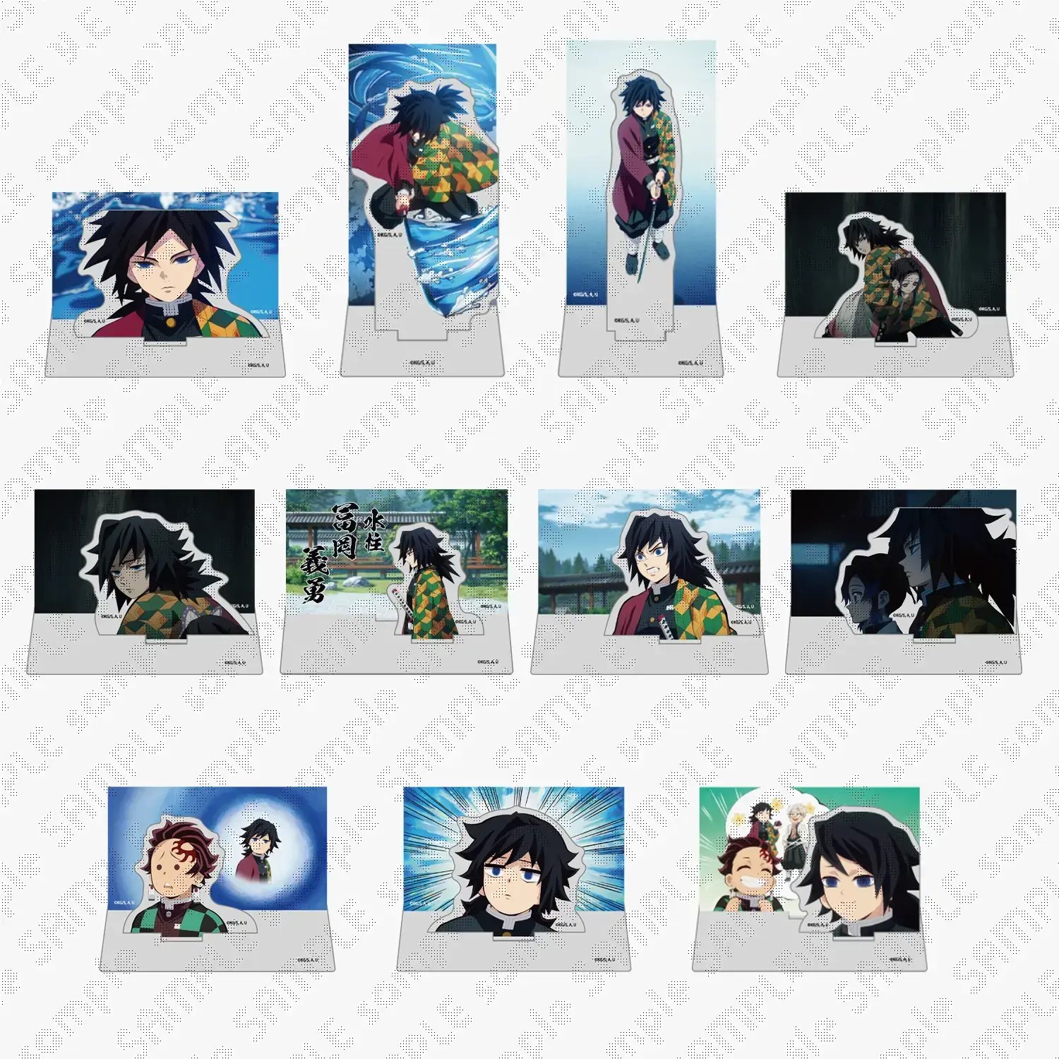 鬼滅の刃　胡蝶しのぶ　ランダムミニジオラマアクリルスタンド　2こ 鬼滅の刃 柱カフェ 胡蝶しのぶ ランダムミニジオラマアクリル