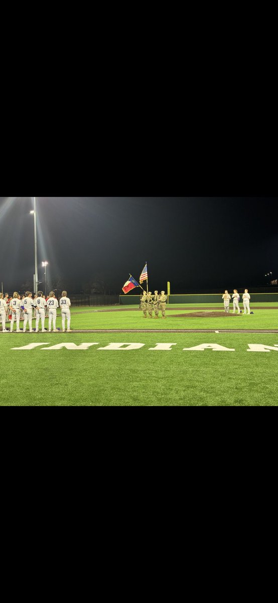 Huge shout out to Alvarado high school JROTC for presenting the colors tonight on such short notice. Thank you for all that you do!