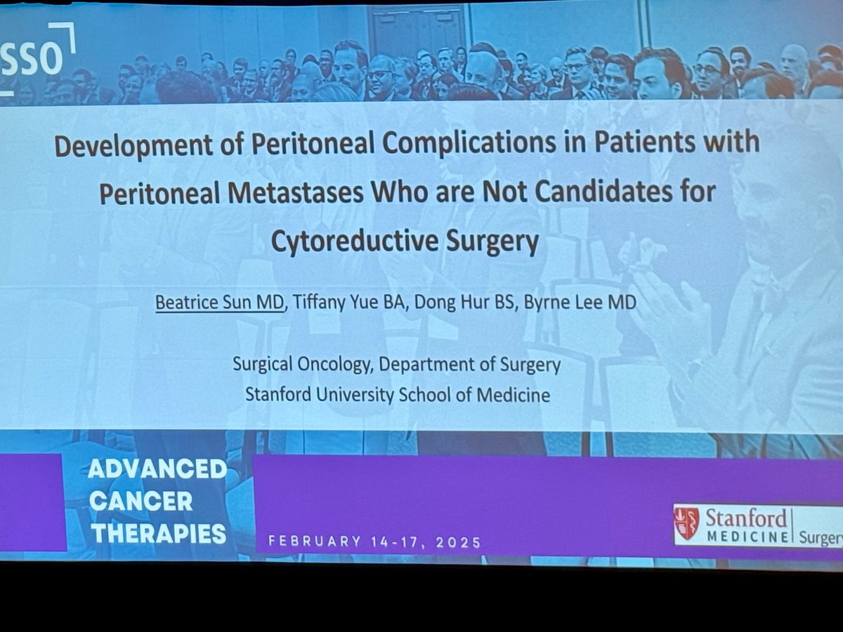 Byrne Lee (@drbyrnelee) on Twitter photo <a href="/BeatriceSunMD/">Beatrice Sun</a> presenting our work at #ACT2025. Thank you to <a href="/acpmpresearch/">Appendix Cancer PMP Research Foundation</a> for their generous support! <a href="/BeatriceSunMD/">Beatrice Sun</a> presenting our work at #ACT2025. Thank you to <a href="/acpmpresearch/">Appendix Cancer PMP Research Foundation</a> for their generous support!