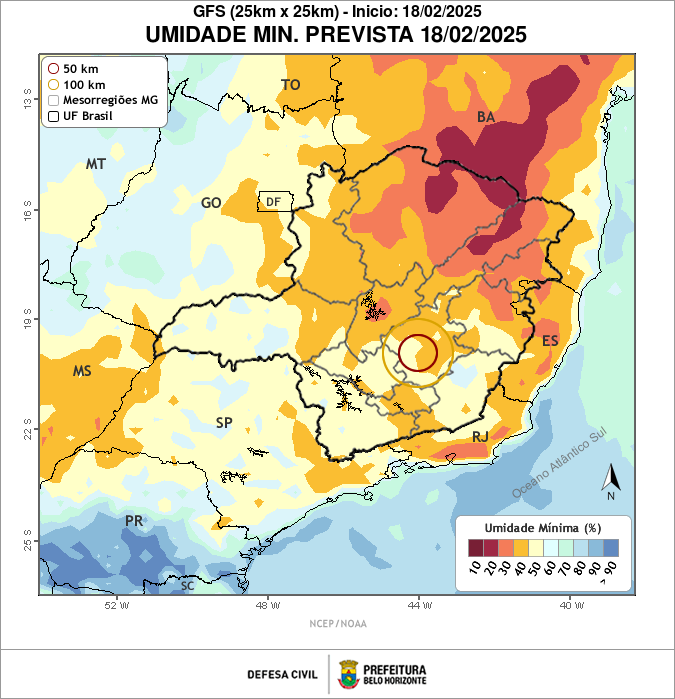 defesacivilbh's tweet photo. 7h06 - Nesta terça-feira (18) a previsão meteorológica indica que o dia será de céu claro a parcialmente nublado, temperatura elevada e tempo seco, à tarde. A temperatura mínima foi de 19 °C, a máxima estimada é de 33 °C e a umidade relativa mínima do ar em torno de 30% à tarde. https://t.co/eBvK2eusdd