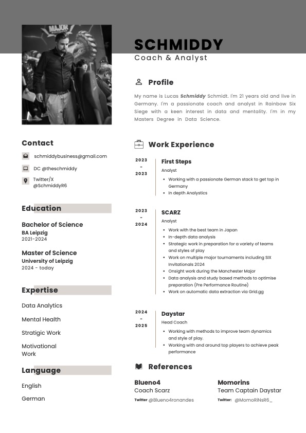 LFT as a Coach/ Analyst

After Manchester, I took a short break to finish my Bachelor's degree in Computer Science. Then, I took the opportunity to learn how to become a coach. 

I'm more ready than ever to go back to top-level competition.