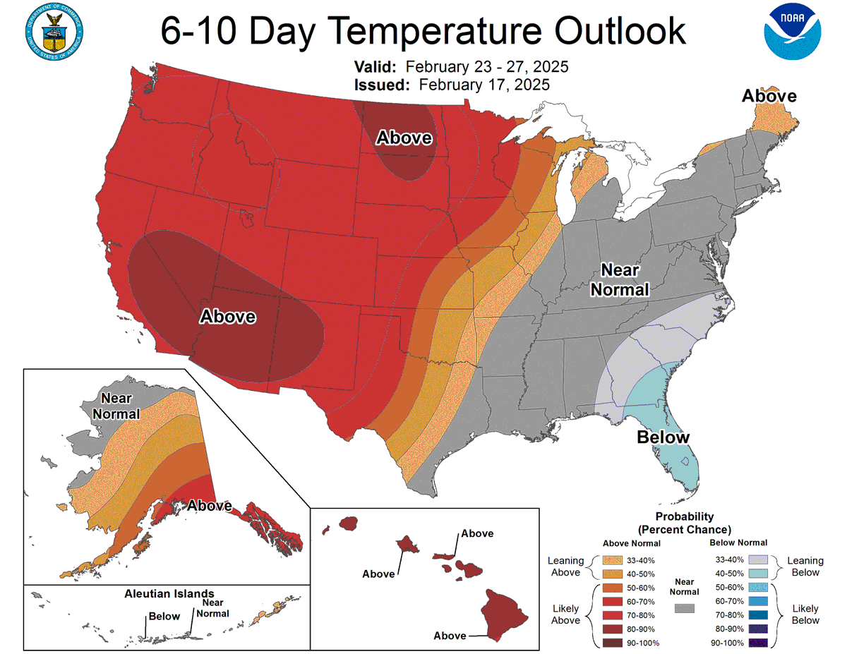 Warm temperatures arrive this weekend and last into next week. It's going to be pretty nice 😎 #CAwx