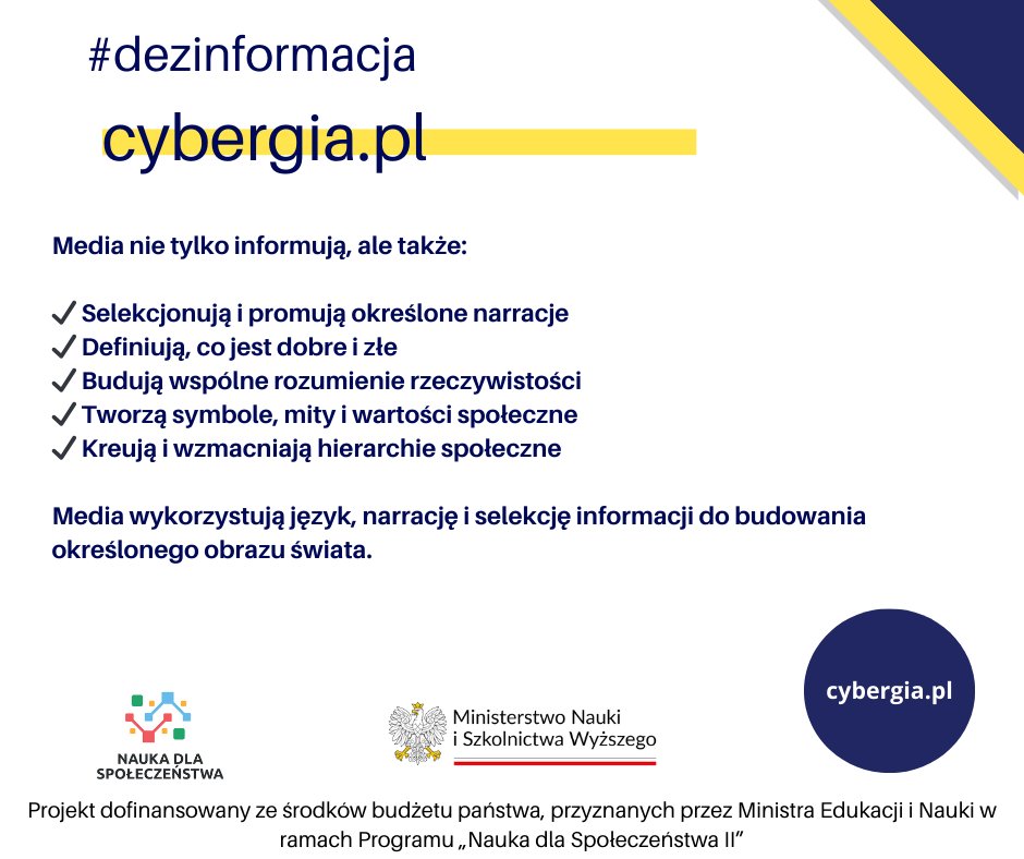 Jak #media kształtują rzeczywistość?
Media nie tylko informują, ale aktywnie konstruują społeczne wartości i hierarchie. Poprzez wybór narracji, języka i źródeł kształtują nasze postrzeganie świata więcej cybergia.pl <a href="/MNiSW_GOV__PL/">Ministerstwo Nauki i Szkolnictwa Wyższego</a>
