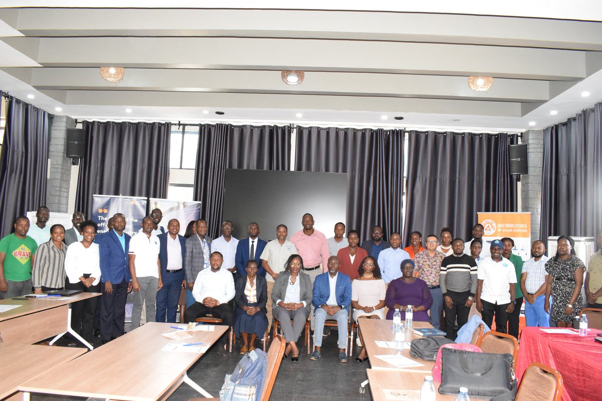 useaug's tweet photo. .@useaug  and @GOGLAssociation recently convened a PURE Working Group to address the critical issue of consumer financing for Productive Use of Energy (PUE) solutions in Uganda. The meeting was part of the PURE Scale-Up project, funded by the @IKEAFoundation. https://t.co/OLWIvxnKOA