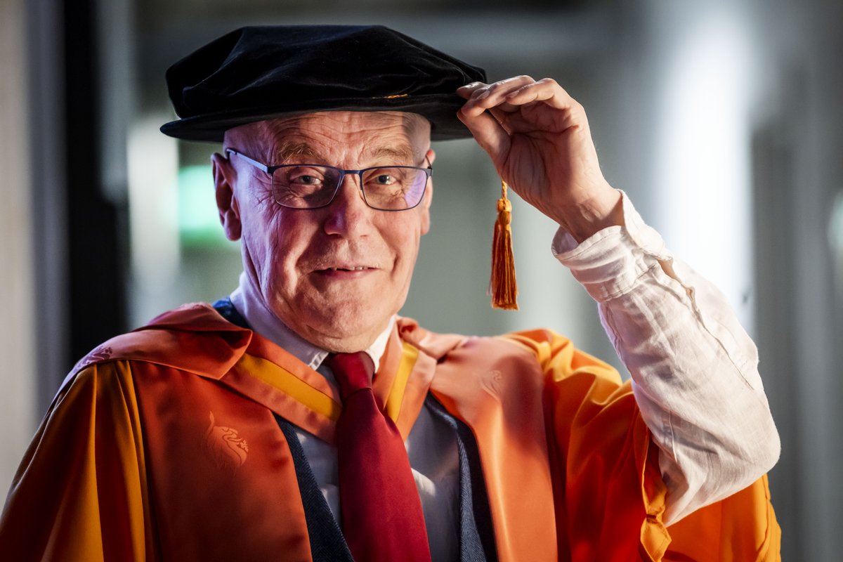 BamboozleUK's tweet photo. We are delighted to announce that Christopher Davies has received an honorary doctorate from @dmuleicester. 

All of our staff and Trustees are very proud of Christopher's achievements and this recognition for his work.

Read our blog post here: https://t.co/OmXCe8iPoR https://t.co/771uIV3Ker