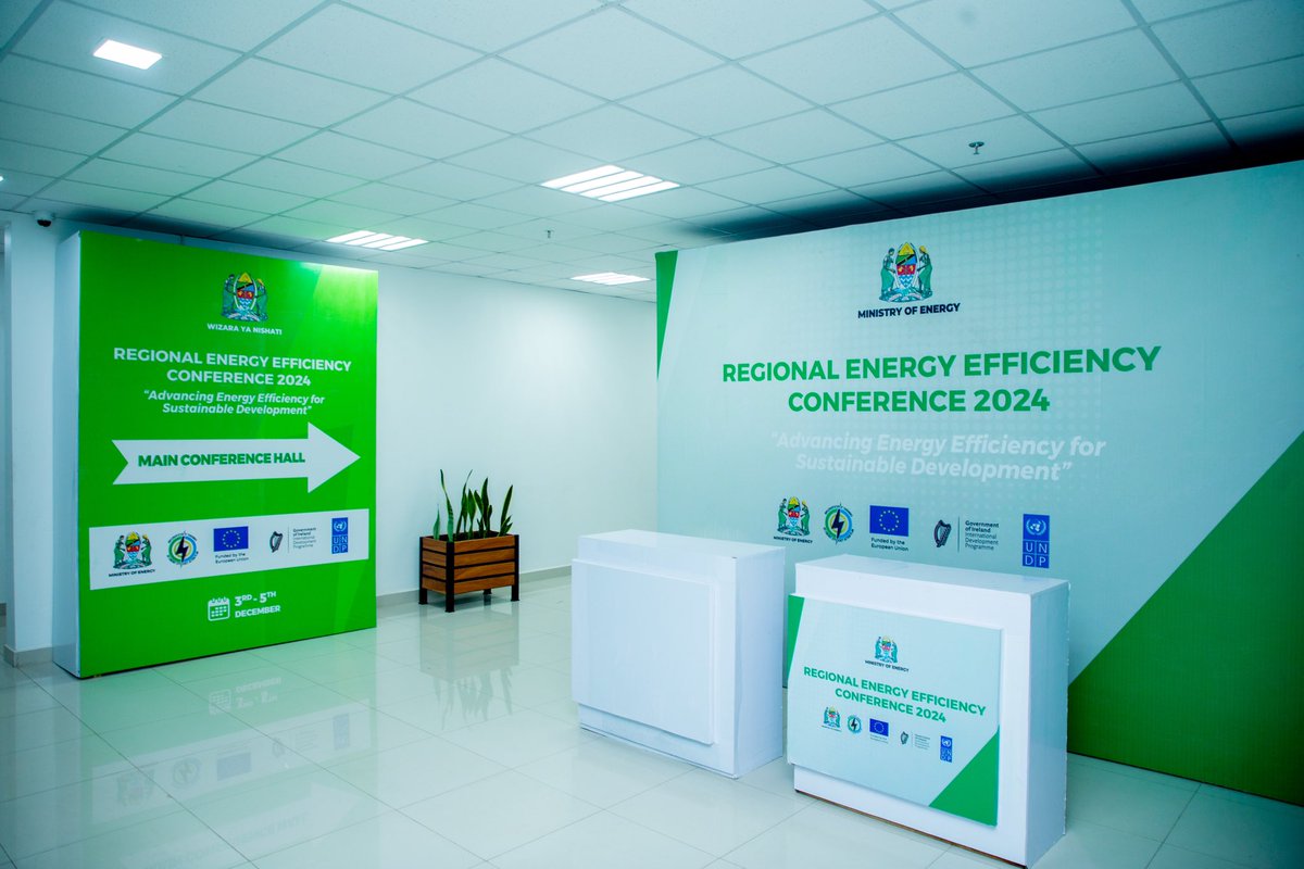 cornerstone_tz's tweet image. #ConferenceEvents

REGIONAL ENERGY EFFICIENCY CONFERENCE (REEC)!

@eetanzania
@wizara_ya_nishati_tanzania

🗓  04th and 05th December,
📍  PAPU Tower, Arusha.
⏰  From 08am.

Day 2 of 3.

#VenueSetUp

UNDP Tanzania, together with The Ministry of Energy hosted The Regional Energy