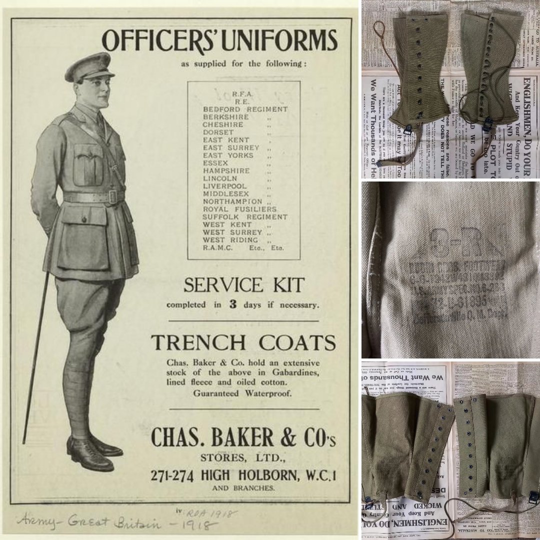 Trouvaillesde's tweet image. For sale Genuine  WW2 US army gaiters

ebay.co.uk/itm/3879618459…

#VintageSpats #Gaiters #BootCovers 
 #AntiqueAccessories #HistoricalFashion #VintageCollectibles #ReenactmentGear #HistoryEnthusiast #FashionHistory #VintageClothing #MensVintage #HistoricalReenactment